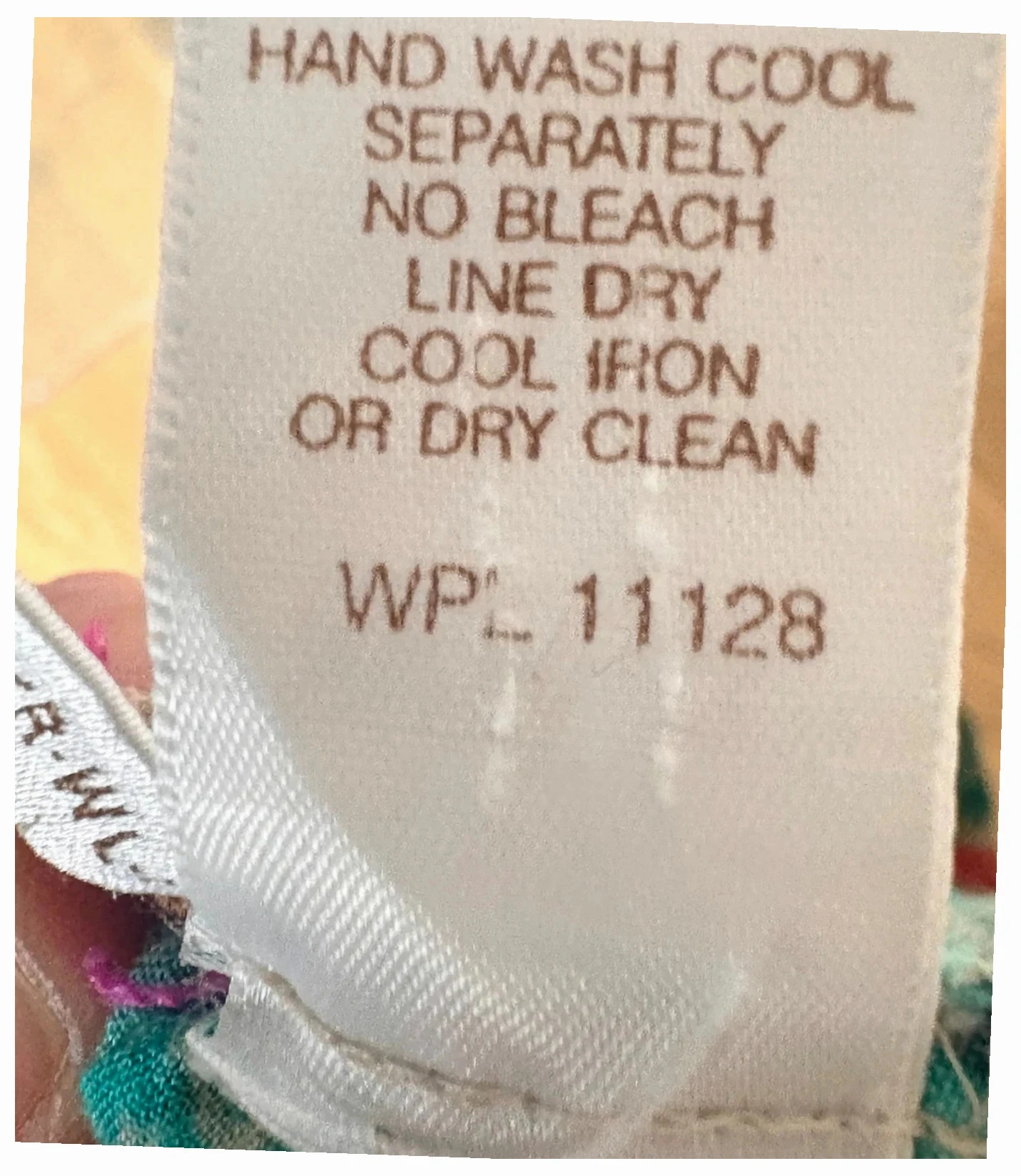 Jupe vintage Kim Rogers made in USA T16 100% rayon longue fluide fleurie bohème rétro – photo 5
